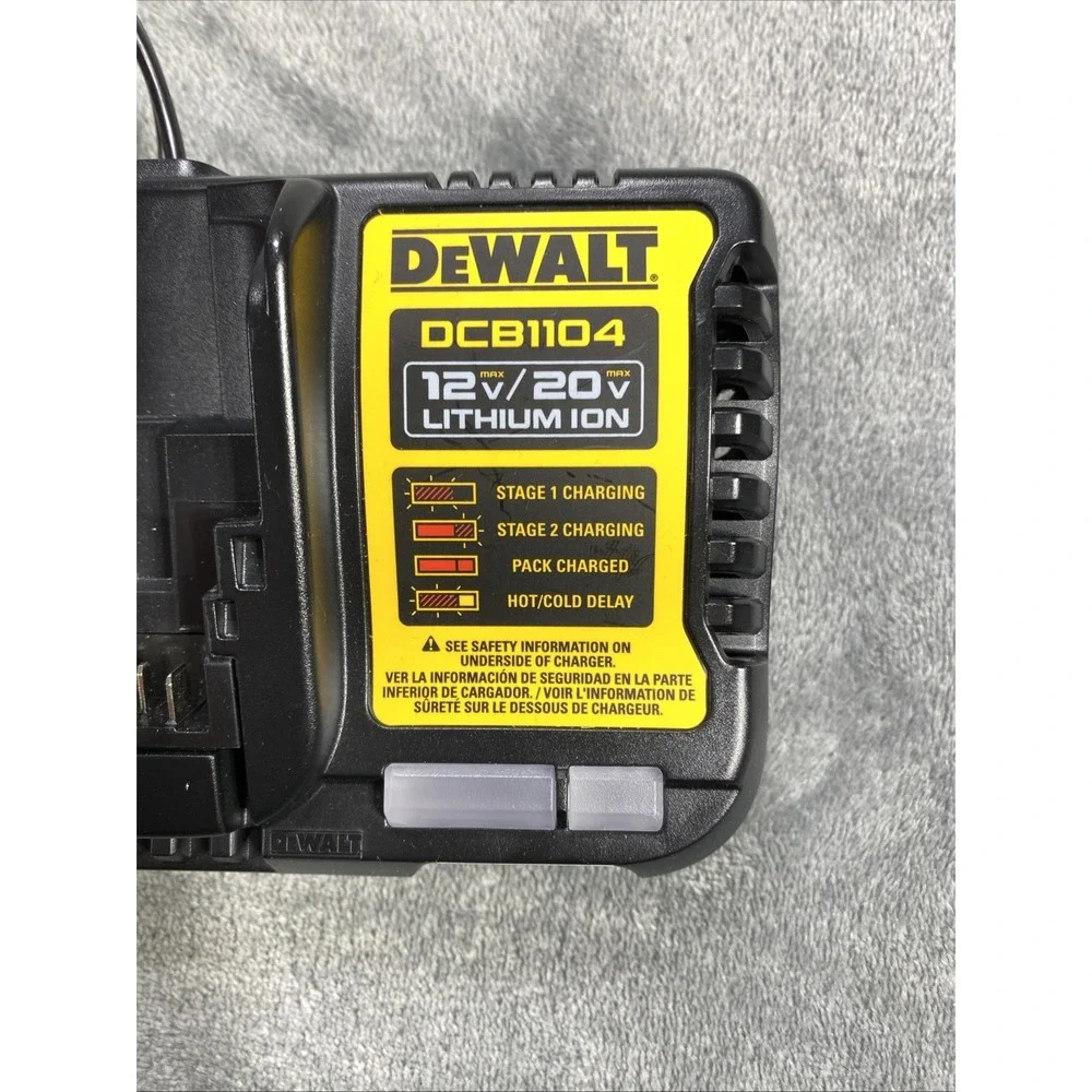 Dewalt Battery Charger DCB1104 12V–20V Max Li-Ion 120V 60 Hz Express Genuine NEW